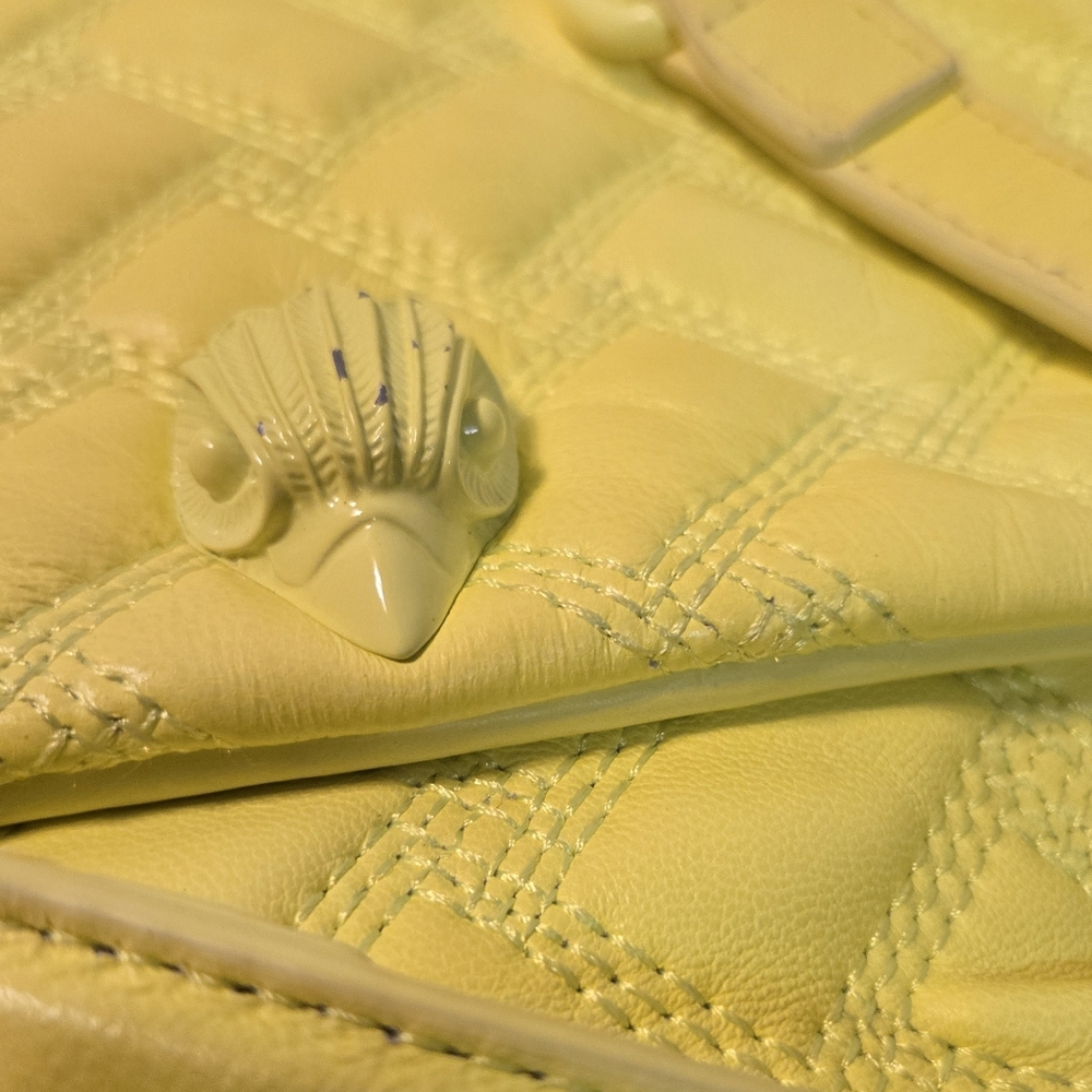 Kurt Geiger Yellow Quilted Bag - Picture 12 of 14